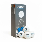 Piłeczki do tenisa stołowego POINT ZERO ABS Treningowe białe 10 szt.